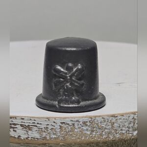 Vintage Metal Thimble Windmill Dutch Shoe Souvenir